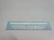 Adesivo Bianco "FALCONE" Borsa Porta Attrezzi per Moto Guzzi Nuovo Falcone 500