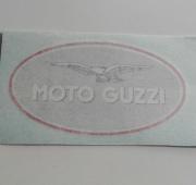 Adesivo SX Argento Bianco Perfilo Rosso Serbatoio per Moto Guzzi California 1100