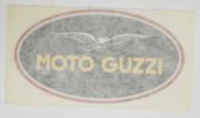 Adesivo serbatoio dx ovale nero con filetto rosso per Moto Guzzi California 1100 EV, Touring