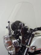 Parabrezza Trasparente Basso modello Cupolino con Attacchi per Moto Guzzi V7 Classic,Special,Caf, tutti Modelli V7, Larghezza 480mm, Altezza dal Faro 330mm