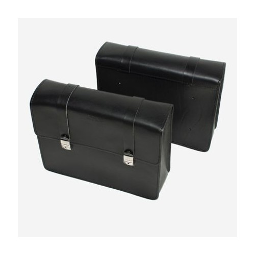 V7 STONE-BORSA LATERALE SINISTRA IN CUOIO NERA - KIT LEGEND