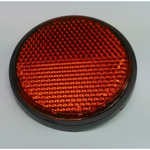 FANALI POSTERIORI-Catadiottro Rosso, con Adesivo Parafango Anteriore o Posteriore per Moto Guzzi California V7 Special, GT 75...