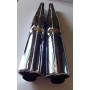 SILENZIATORI-Fascette-Boccole-Coppia silenziatori originali Lafranconi per Moto Guzzi 850 T, 850T3, 850 T3 California - V 100...