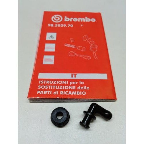 POMPE-PINZE FRENO-LEVE-Kit Raccordo Innesto Tubo Olio alla Pompa Freno Posteriore per Moto Guzzi da 350 a 1100