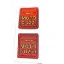 DECALCOMANIE - ADESIVI-Coppia Adesivi Resinati mm40X47mm " Moto Guzzi" per Valige Marca GIVI Moto Guzzi California 1000 III -...