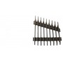 CARENATURE-FIANCHETTI-GOMMINI-STAFFE-Griglia Nera SX Copriaccumolatore per Moto Guzzi 1000 SP - V 1000 G5
