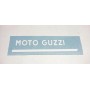 DECALCOMANIE - ADESIVI-Adesivo Bianco " Moto Guzzi " cm 10 X 1,3 per Valigia Moto Guzzi 850 T3 California e Altre Applicazione