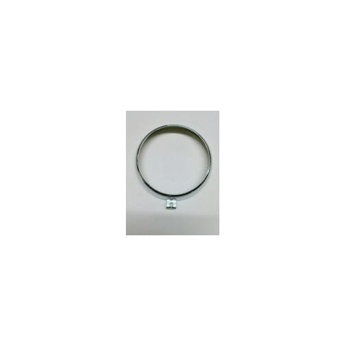 FARI ANTERIORI-Cornice Cromata Faro Anteriore " CEV " D.95 per Moto Guzzi Ciclomotori - Motoleggere