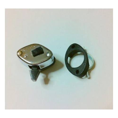 DISPOSITIVI ELETTRICI-Commutatori-Commutatore 3 Posizione Luce, Abbaglianti e Anabagliante, Pulsante Claxon, 6 Fili, con Atta...