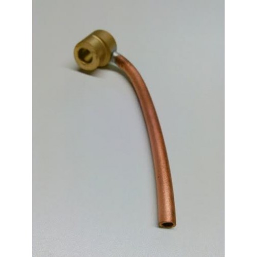 TUBAZIONE-OLIO-BENZINA-Bulloni Cavi Forati-Raccordo a Squadra Tubazione Recupero Olio parte Motore per Moto Guzzi Lodola 175 ...