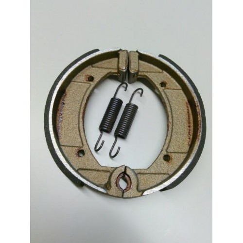 PASTICCHE-GANASCE-Coppia Ganasce Anteriore-Posteriore per Moto Guzzi Gross 50 dal 1975 al 1982 Nibbio dal 75 al 76