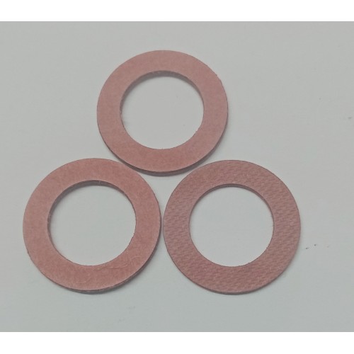 TUBAZIONE-OLIO-BENZINA-Bulloni Cavi Forati-Kit 3 Guarnizioni Fissaggio Bullone Tubo Benzina per Moto Guzzi Airone 250