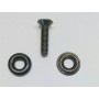 PARABREZZA-Kit Vite composta da 1 Vite 6X25 - 1 O-R -1 Rondella Borchiata per Parabrezza e Carenatura Moto Guzzi 850 T5 Polizia