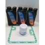 LUBRIFICANTI-Kit Olio Motore " IP " 5W40 Sintetico Kg.3 Olio + 1 Guarnizione Coppa Olio + 1 Filtro Olio per Moto Guzzi Califo...