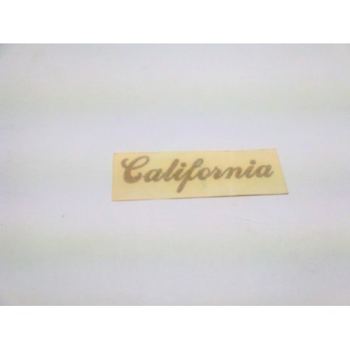 DECALCOMANIE - ADESIVI-Adesivo Oro Nero DX o SX "CALIFORNIA" Fianchetto per Moto Guzzi California 1100 dal 94 al 97