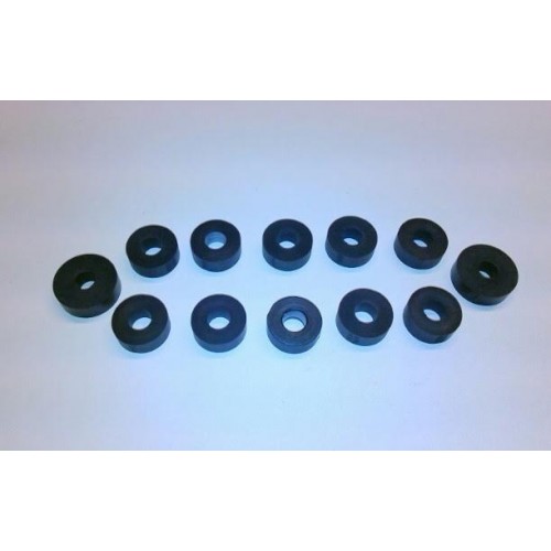 RICAMBI FORCELLA-Kit Revisione 12 Tamponi Paracolpi Superiore e inferiore Forcella per Moto Guzzi Galletto 160-175-192