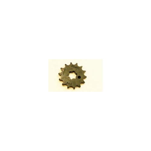 FORCELLONE-GIUNTO-COP.CONICA-Corona-Pignoni e Catene-Pignone Trasmissione Z15 per Moto Guzzi 125-250 TS