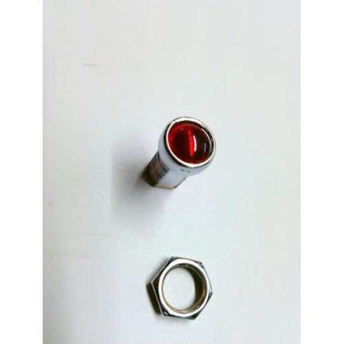 STRUMENTAZIONI - KM - Kgiri - Ricambi-Spia Rossa Cruscotto Filetto Lungo mm15 per Moto Guzzi Galletto 192