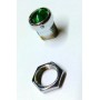 STRUMENTAZIONI - KM - Kgiri - Ricambi-Spia Verde Cruscotto Filetto Lungo 15mm per Moto Guzzi Galletto 192