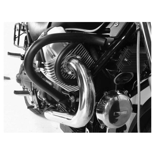 PARAMOTORI - PARAURTI Posteriore-Paramotore per Moto Guzzi Bellaggio - Aquila Nera - AR024-2