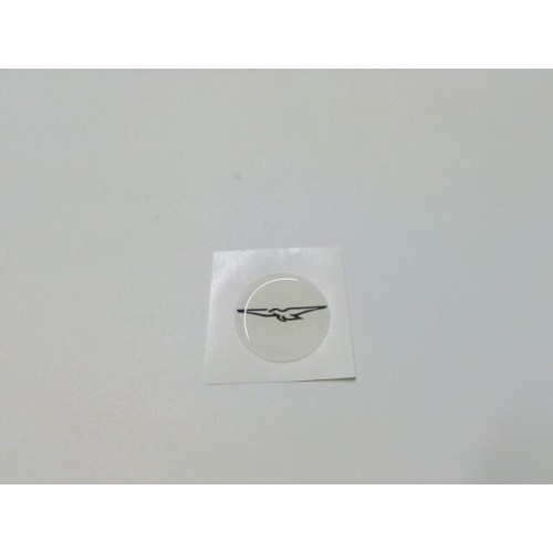 DECALCOMANIE - ADESIVI-Adesivo Bianco Resina D.30mm Copri Foro Bussola Base Forcella per Moto Guzzi Vari Modelli e varie appl...