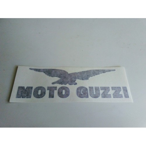 DECALCOMANIE - ADESIVI-Adesivo DX Nero Oro cm 18,5X5,5 per Serbatoio Moto Guzzi Vari Modelli California 1000 III -California ...