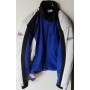 ABBIGLIAMENTO - CASCHI-ACCESSORI-Giubotto Azzuro Bianco con Protezione Schiena -Spalle-Gomiti Removibile Tg 50