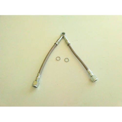 TUBAZIONE-OLIO-BENZINA-Bulloni Cavi Forati-Tubazione Mandata Olio alle Teste Olio, Inox Speciale per Moto Guzzi 850 Le Mans I...