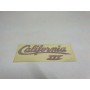 DECALCOMANIE - ADESIVI-Adesivo " California III " Rosso-Oro Fianchetto Copriaccumolatore DX o SX per Moto Guzzi California 1000