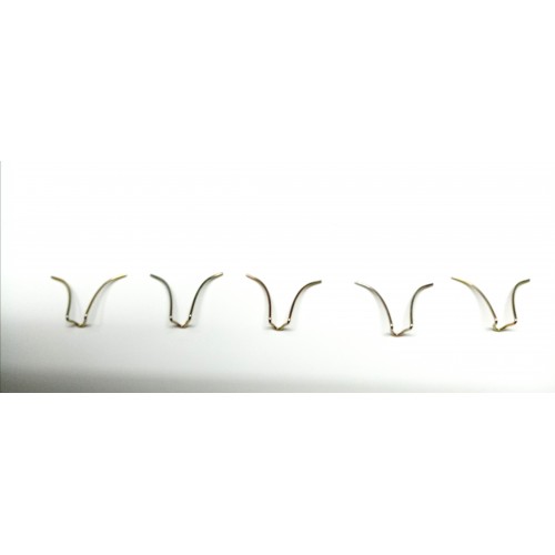 FARI ANTERIORI-Kit 5 Molle di Fermo Gruppo Ottico Ghiera Faro Anteriore per Moto Guzzi Vari Modelli da 350 a 1100