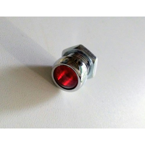STRUMENTAZIONI - KM - Kgiri - Ricambi-Spia Rossa Corta 10mm Cruscotto per Moto Guzzi Galletto 192