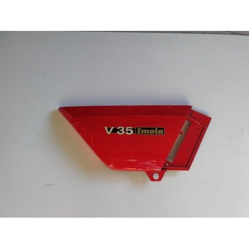 CARENATURE-FIANCHETTI-GOMMINI-STAFFE-Copriaccumolatore DX Rosso per Moto Guzzi V35 IMOLA
