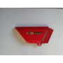 CARENATURE-FIANCHETTI-GOMMINI-STAFFE-Copriaccumolatore DX Rosso per Moto Guzzi V35 IMOLA