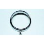 FARI ANTERIORI-Cornice Cromata Faro Anteriore D. 150 Con Frontino APRILIA per Moto Guzzi Vari Modelli.