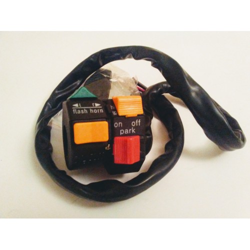 DISPOSITIVI ELETTRICI-Commutatori-Commutatore Devio Luci SX per Moto Guzzi Vari Modelli V35 II-V50 III-V65-850-1000