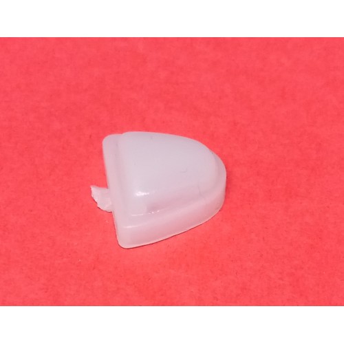 FARI ANTERIORI-Vetrino Spia Triangolare Gemma Bianca 17mmX15mm per Fanale Anteriore Varie Modelli di Moto Guzzi Storici, Vari...