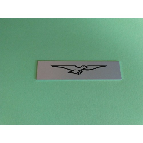 DECALCOMANIE - ADESIVI-Targhetta Adesiva Aquila Stilizzata mm 60X15 Varie Applicazioni per Moto Guzzi California 1000 II- V65...