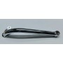 SELLE - COPRISELLA - Molle-Maniglia Cromata DX Passegero per Moto Guzzi V7, Classic, Cafè, Special,Stone