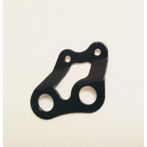 Carter Motore-Cuscinetti-Pompa Olio e Ricambi-Staffa DX Nera sostegno Radiatore Olio per Moto Guzzi V11 e Vari Modelli