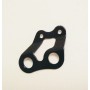 Carter Motore-Cuscinetti-Pompa Olio e Ricambi-Staffa DX Nera sostegno Radiatore Olio per Moto Guzzi V11 e Vari Modelli