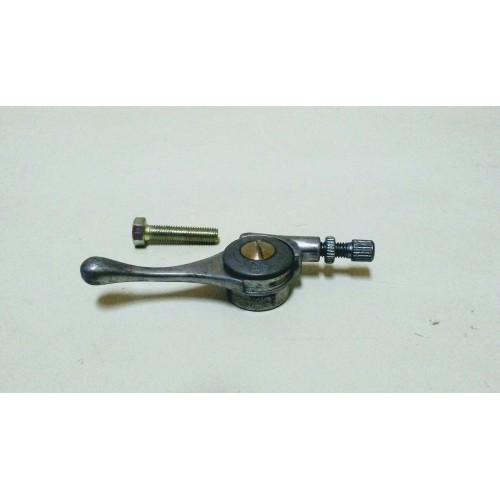 PARTI RICAMBI COMANDO GAS/STARTER-TRASMISSIONI-Manettino SX Starter e Anticipo per Moto Guzzi Vari Modelli Galletto 192 a Ped...