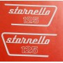 DECALCOMANIE - ADESIVI-Coppia Adesivi Bianchi DX e SX Cassetto Porta attrezzi " Stornello 125 " per Moto Guzzi Stornello 125 ...