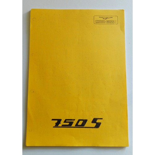 CATALOGHI RICAMBI-MANUALE OFFICINA-Catalogo Ricambi Copia Moto Guzzi " 750 S "