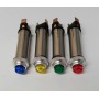 STRUMENTAZIONI - KM - Kgiri - Ricambi-Kit 4 Spie Cruscotto (Rosso,Giallo, Verde, Blu) per Moto Guzzi 850 GT California