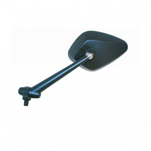 SPECCHI-Specchio DX o SX totalmente in alluminino con asta colore nero e calotta colore nero per MOTO GUZZI da 350 a 1200 - t...
