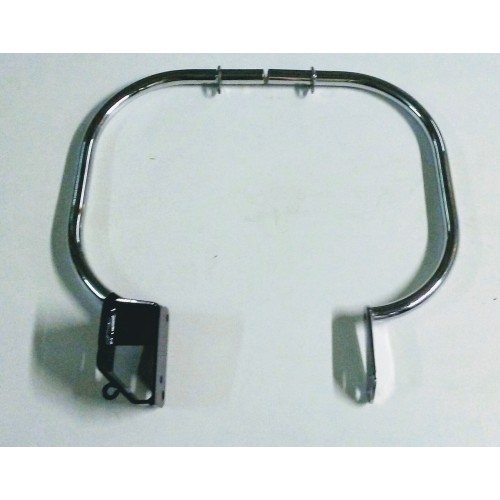 PARAMOTORI - PARAURTI Posteriore-Paramotore Cromato con Attacco montaggio Cavalletto Laterale per Moto Guzzi V7 Special-GT 75...