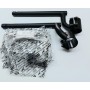 MANUBRI-kIT Semini manubri Neri con Bulloneria di Fissaggio Originale per Moto Guzzi V7 Special - Stone- Cafè Tutti i Modelli...