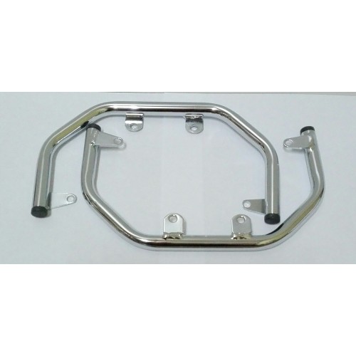 BORDI TESTATA - PARAGINOCCHIA-Coppia Bordi Testata Cromati per Moto Guzzi Vari Modelli 850 -1000 -1100