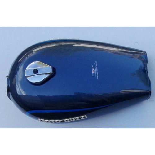 SERBATOI - TAPPI Serbatoio-Serbatoio Azzuro Verniciato Completo per Moto Guzzi V35C-V50C-V65C modello Custom