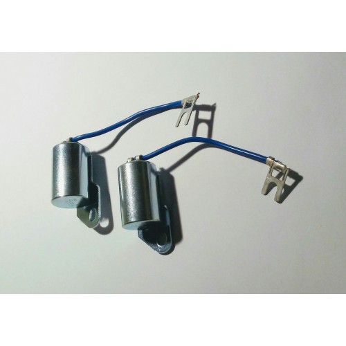CONTATTI - CONDENSATORI-Coppia Condensatori Elettrici Impianto Nippondenso per Moto Guzzi 350 GTS-400 GTS